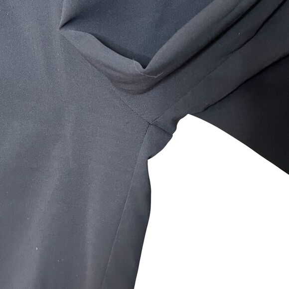 Superdown Brooke Wide Leg Pants Black High Rise Cropped Flowy Women’s Size Large - Picture 8 of 12